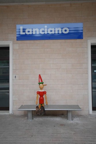 Pinocchio alla Stazione di Lanciano