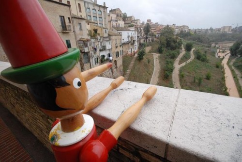 Pinocchio e il Parco Diocleziano 